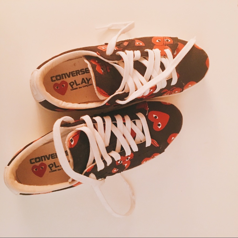 Commes Des Garcons Play Sneakers, US 7.5/UK 5.5